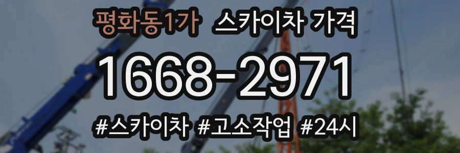 평화동1가 스카이차 가격