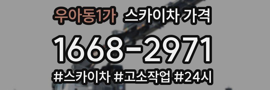우아동1가 스카이차 가격