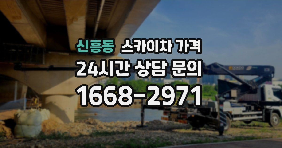 신흥동 스카이차 가격