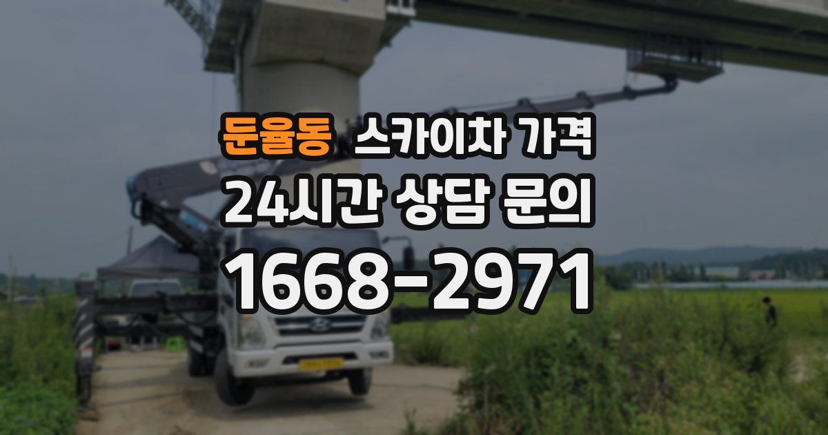 둔율동 스카이차 가격