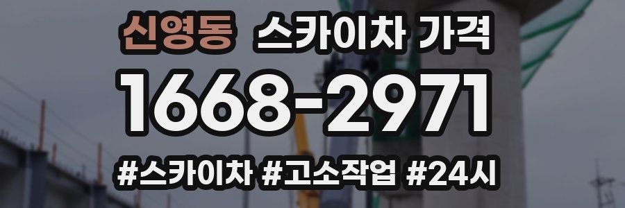 신영동 스카이차 가격