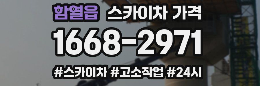 함열읍 스카이차 가격