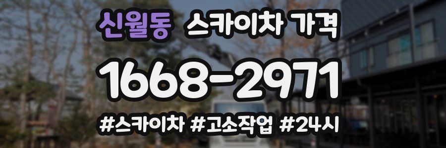 신월동 스카이차 가격