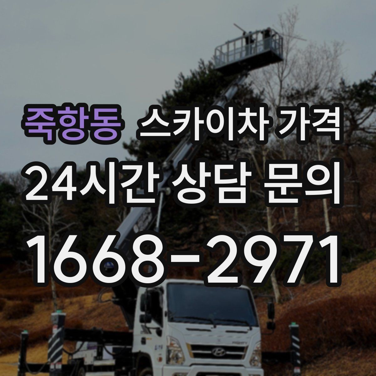 죽항동 스카이차 가격 작업 위치를 설명할 때 '앞면/뒷면'이 중요한 이유