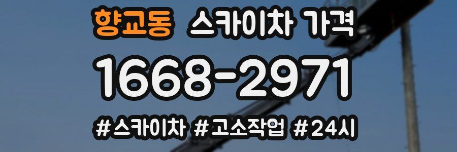 향교동 스카이차 가격