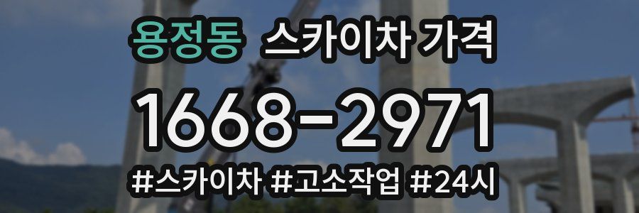 용정동 스카이차 가격