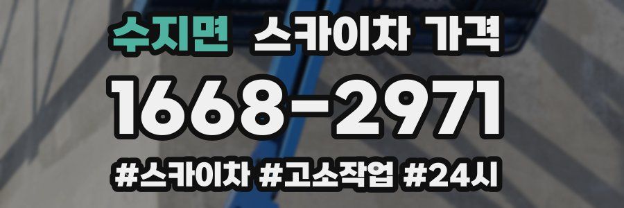 수지면 스카이차 가격