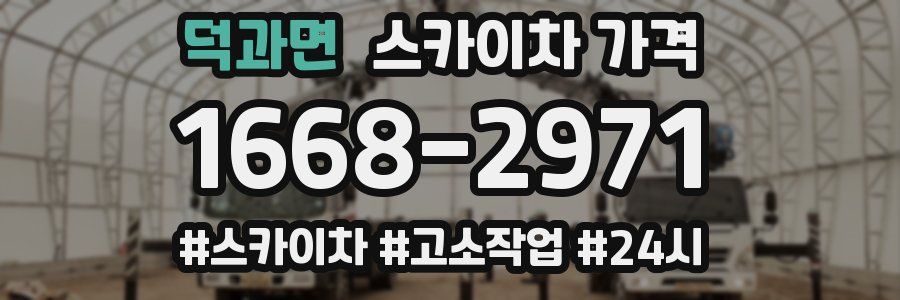 덕과면 스카이차 가격