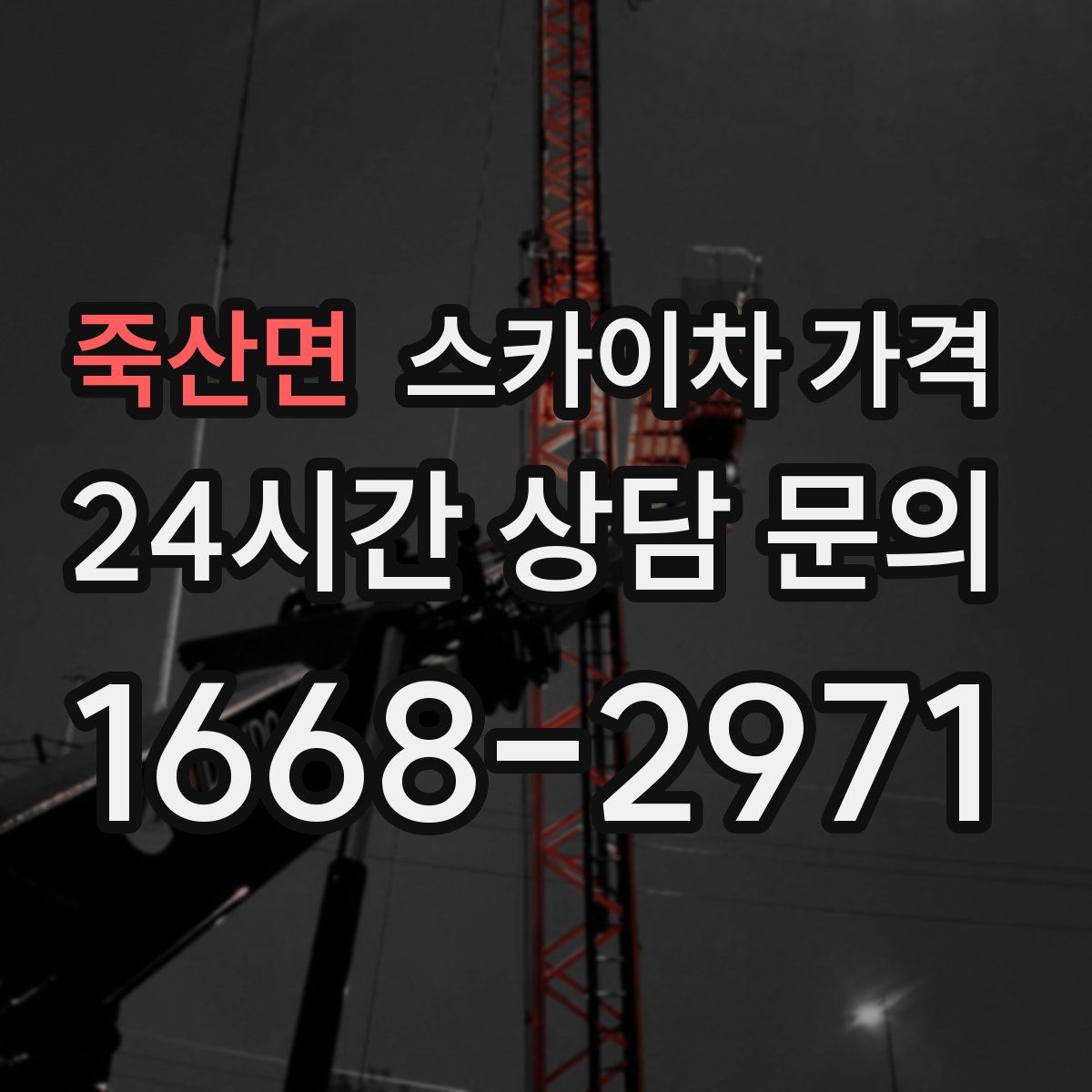 죽산면 스카이차 가격