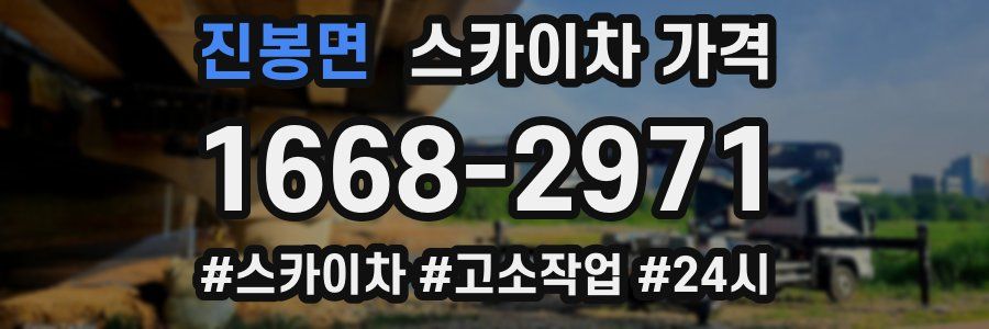 진봉면 스카이차 가격