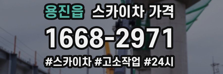 용진읍 스카이차 가격