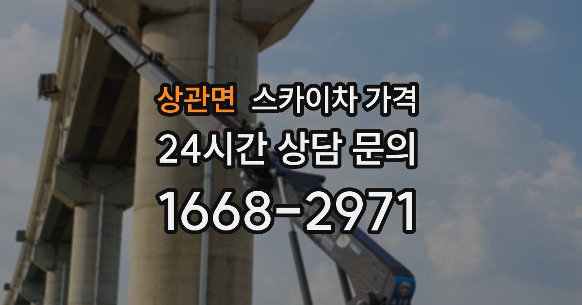 상관면 스카이차 가격