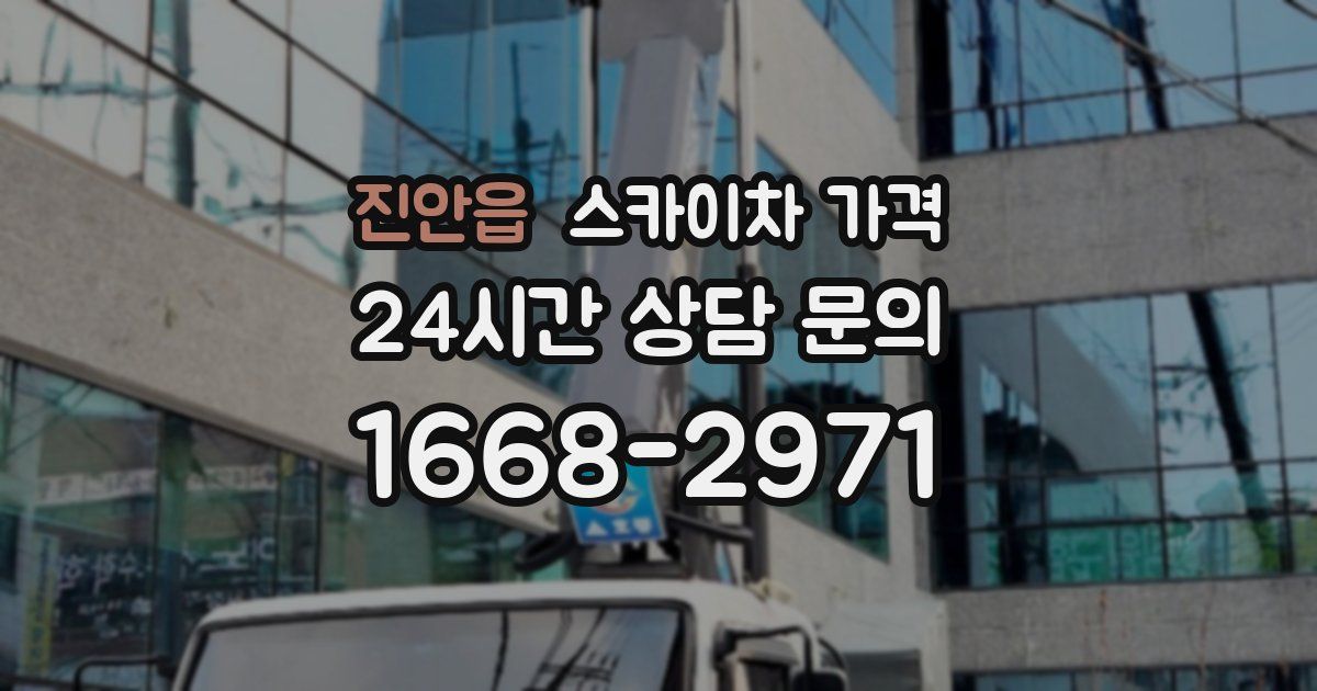 진안읍 스카이차 가격