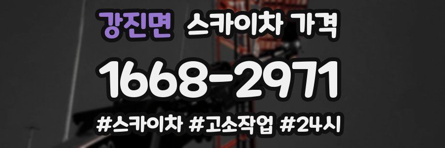 강진면 스카이차 가격