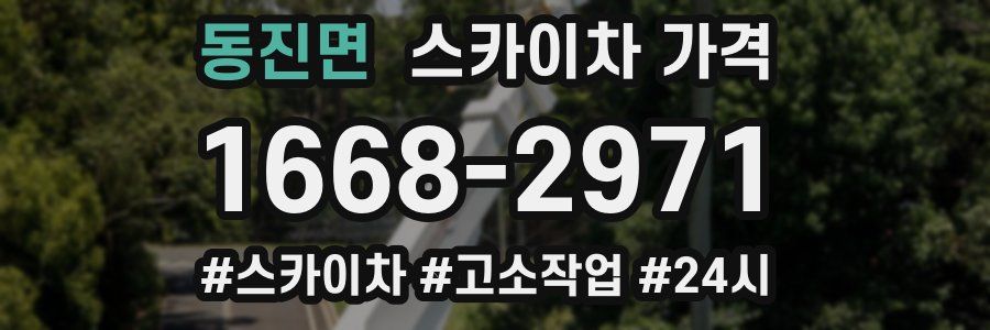 동진면 스카이차 가격