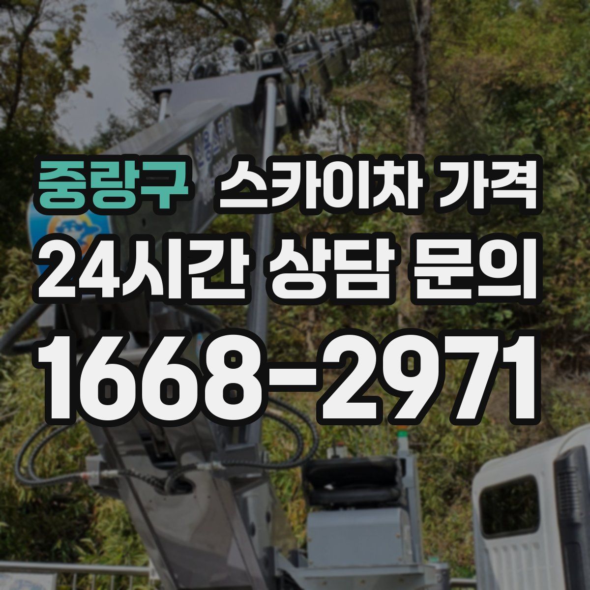 중랑구 스카이차 가격