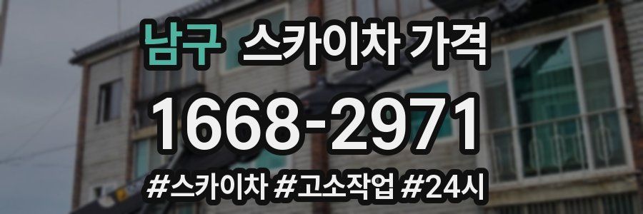 남구 스카이차 가격