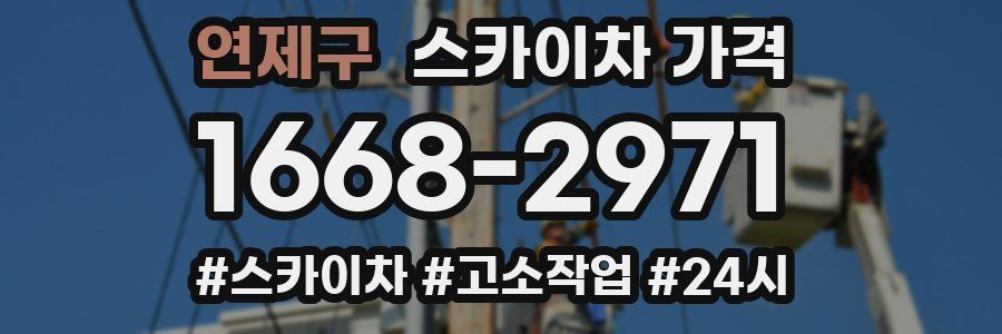연제구 스카이차 가격