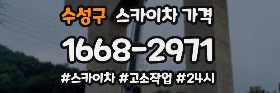 수성구 스카이차 가격