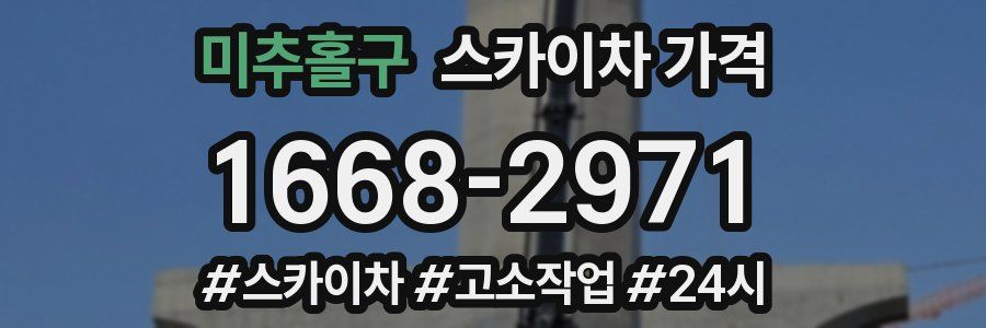 미추홀구 스카이차 가격