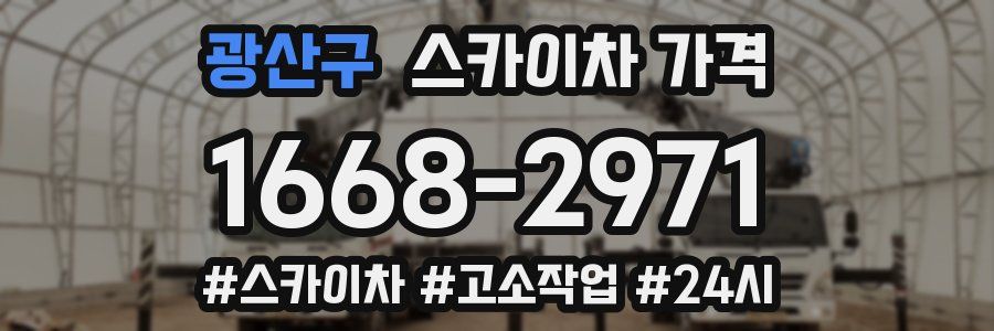 광산구 스카이차 가격