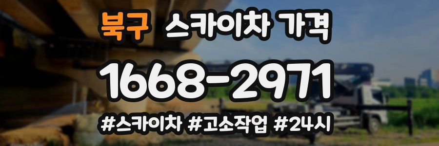 북구 스카이차 가격