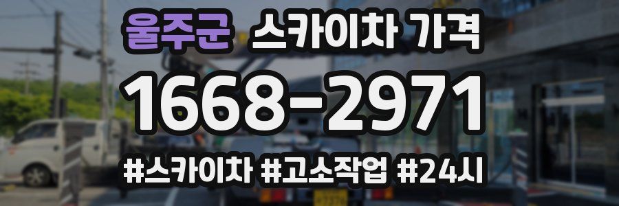 울주군 스카이차 가격