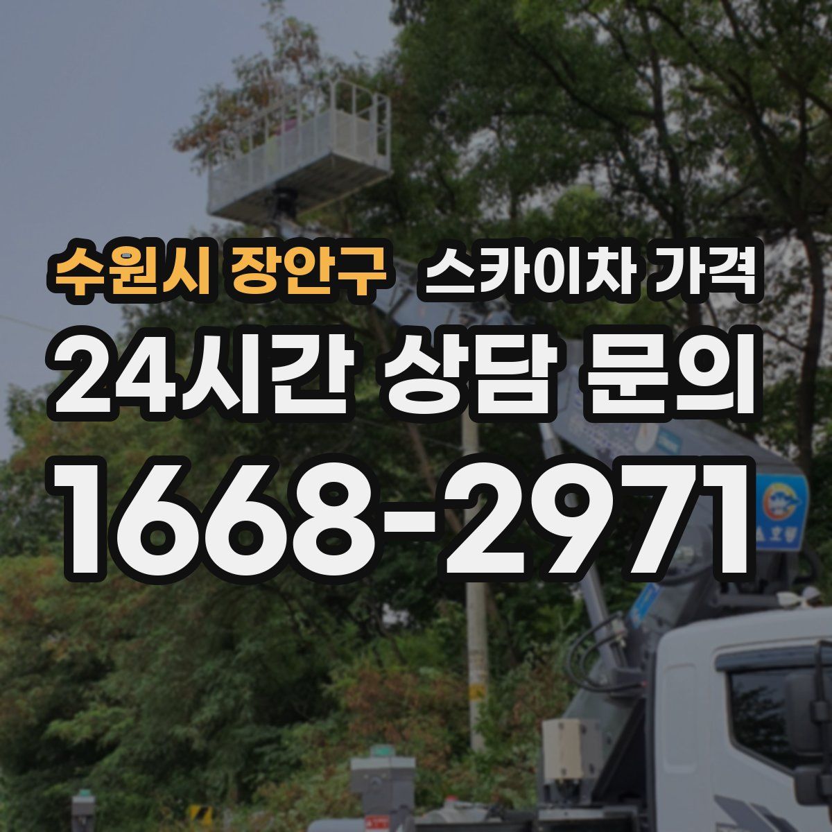 수원시 장안구 스카이차 가격