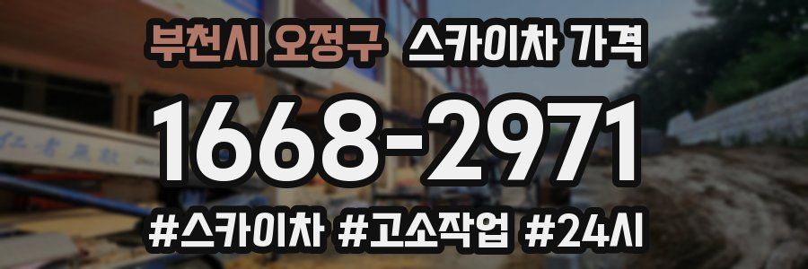 부천시 오정구 스카이차 가격