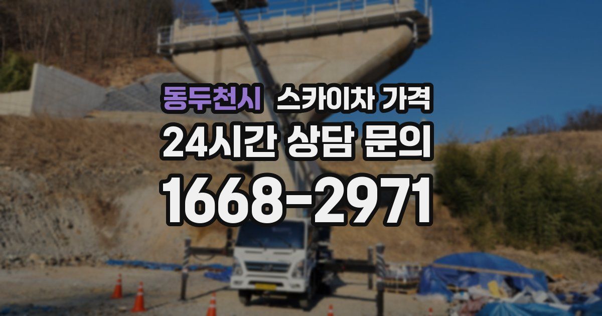 동두천시 스카이차 가격