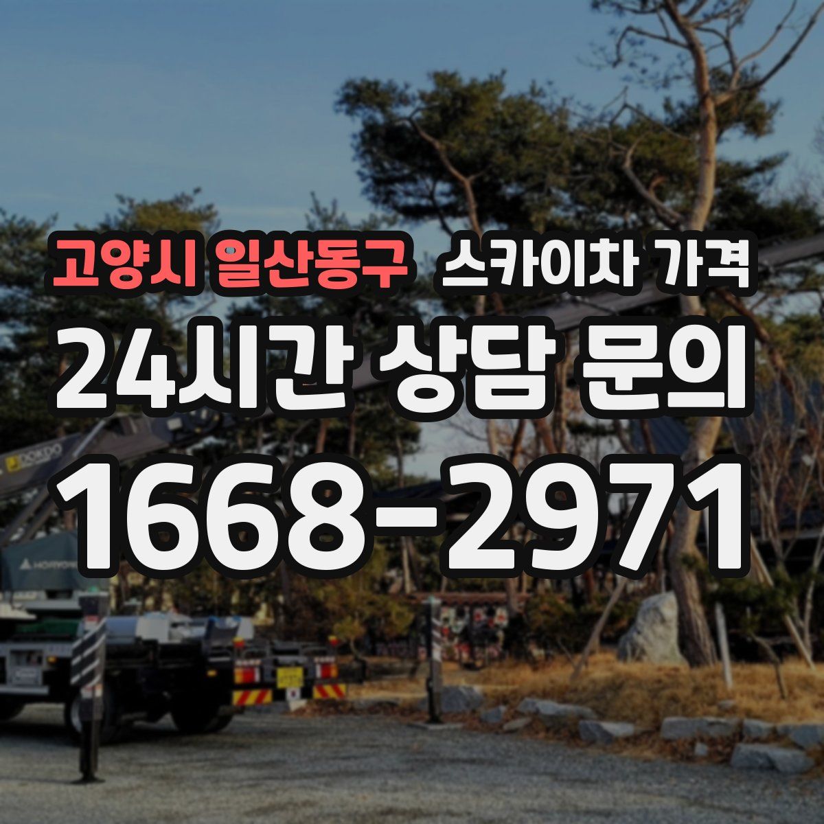고양시 일산동구 스카이차 가격