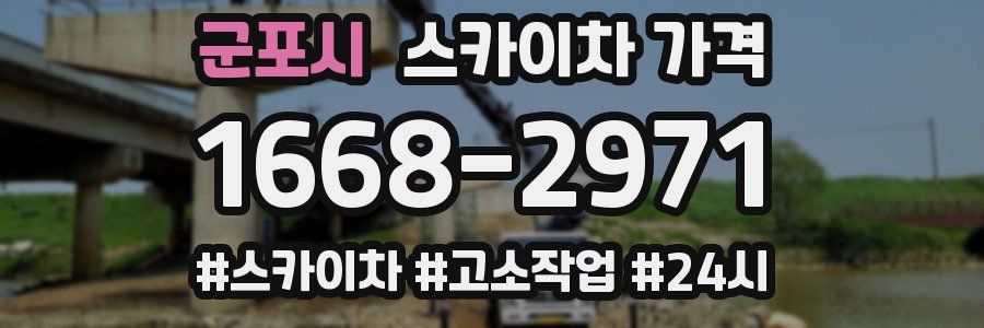 군포시 스카이차 가격