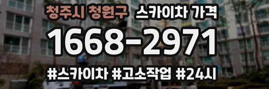 청주시 청원구 스카이차 가격