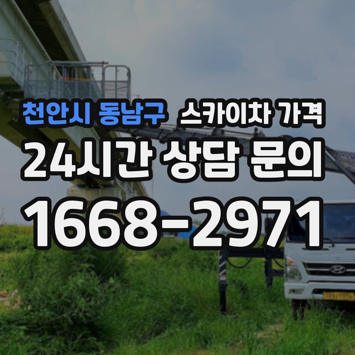 천안시 동남구 스카이차 가격