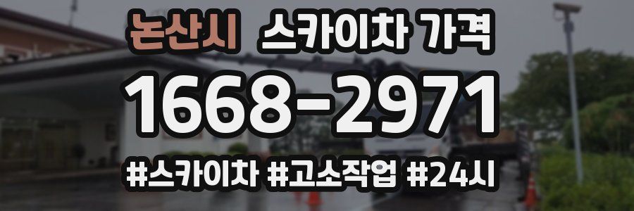 논산시 스카이차 가격