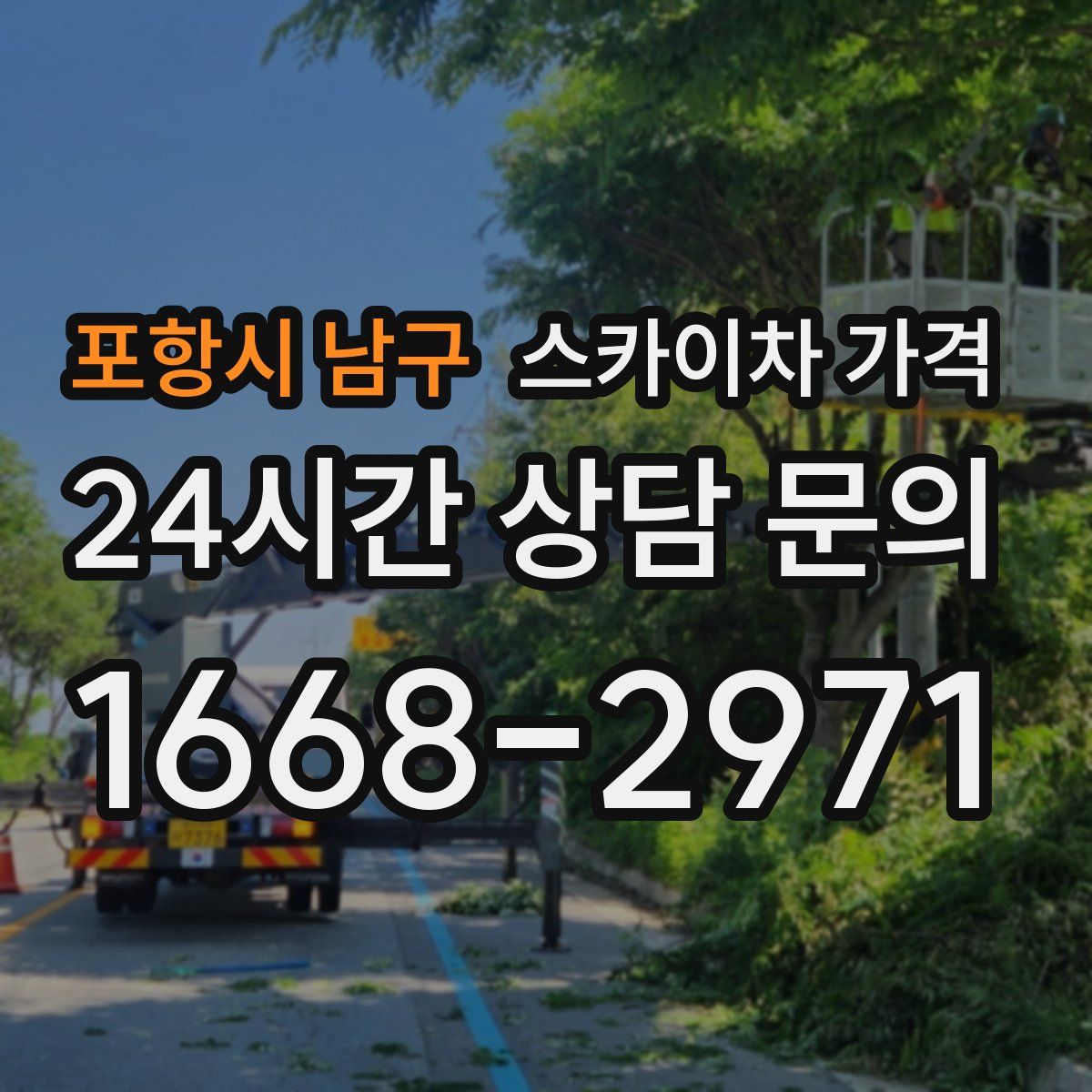 포항시 남구 스카이차 가격