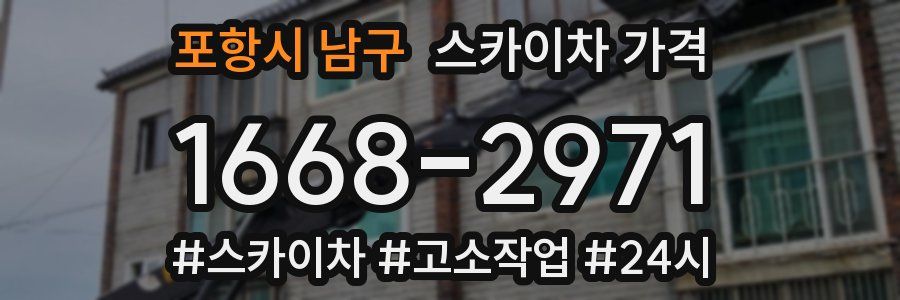 포항시 남구 스카이차 가격