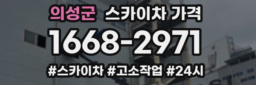 의성군 스카이차 가격