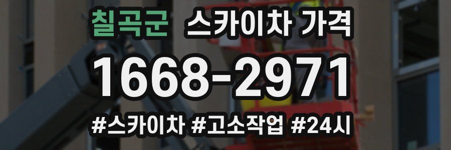 칠곡군 스카이차 가격