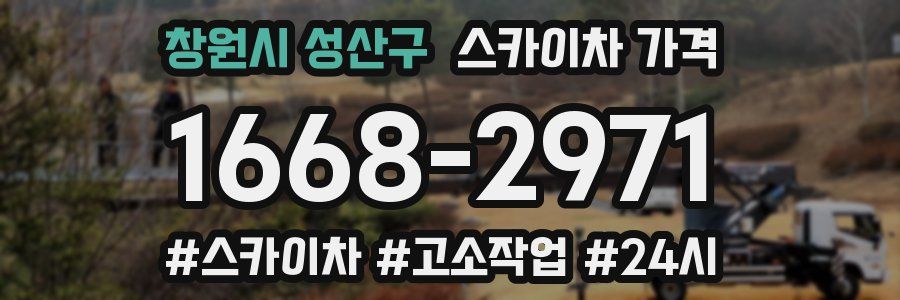 창원시 성산구 스카이차 가격