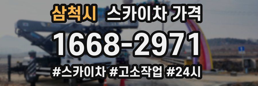 삼척시 스카이차 가격