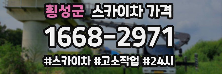 횡성군 스카이차 가격