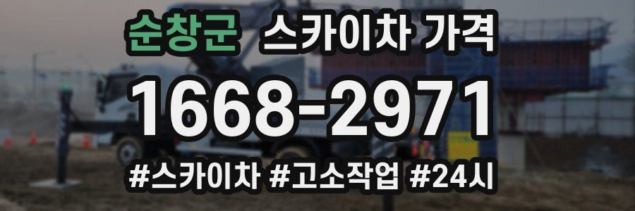 순창군 스카이차 가격