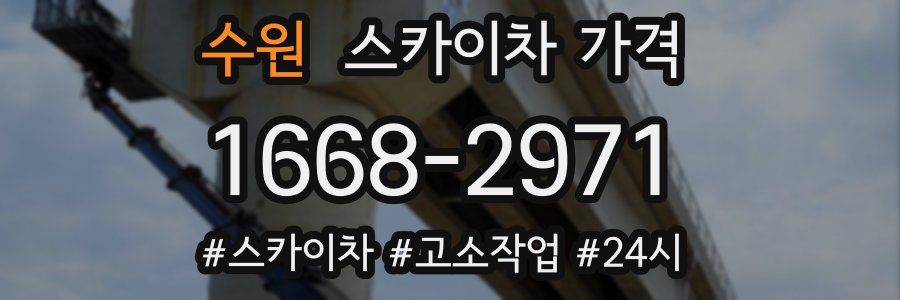 수원 스카이차 가격