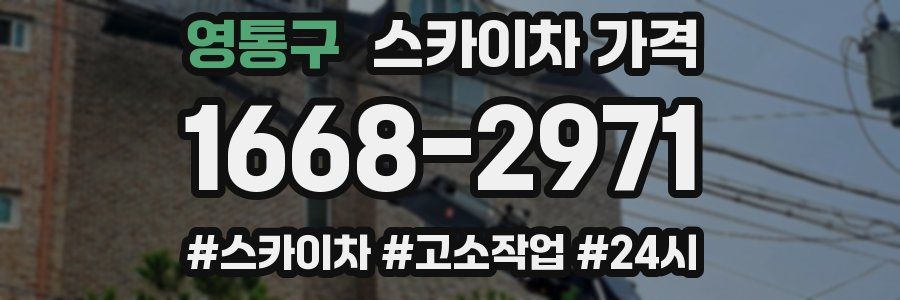 영통구 스카이차 가격
