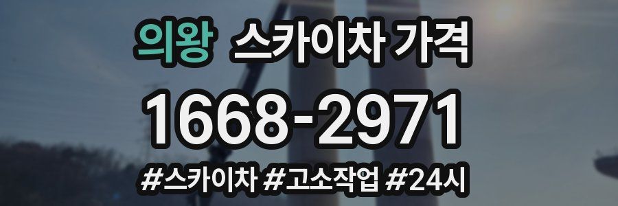 의왕 스카이차 가격