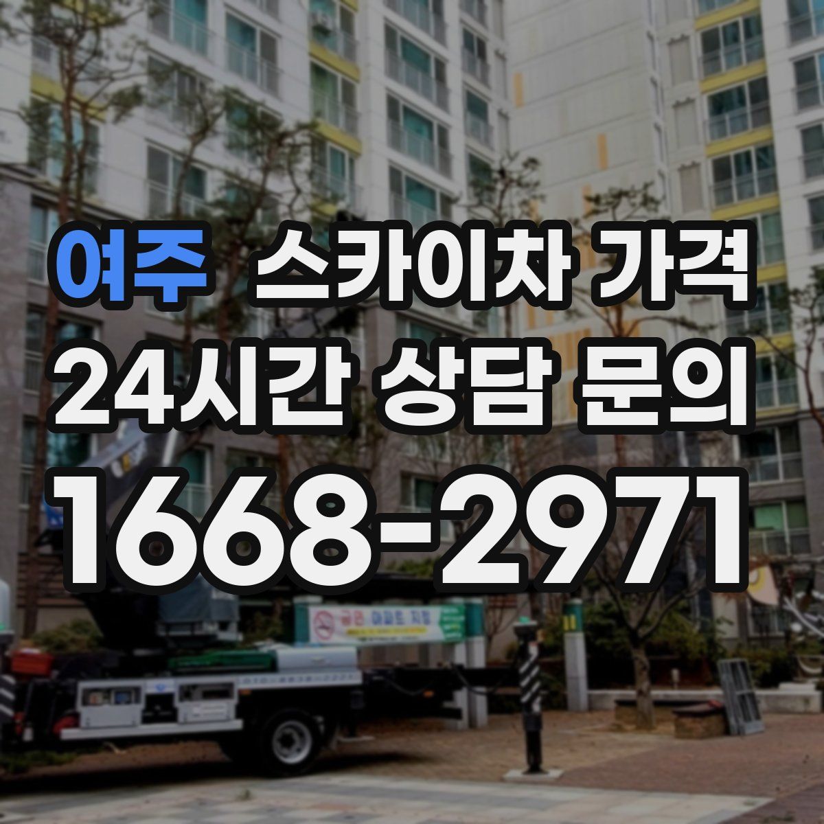 여주 스카이차 가격