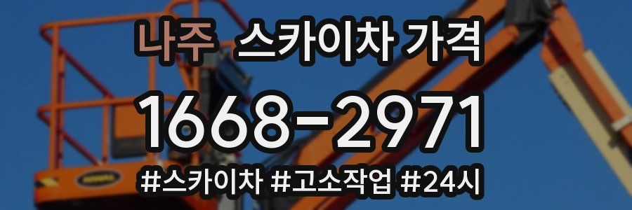 나주 스카이차 가격