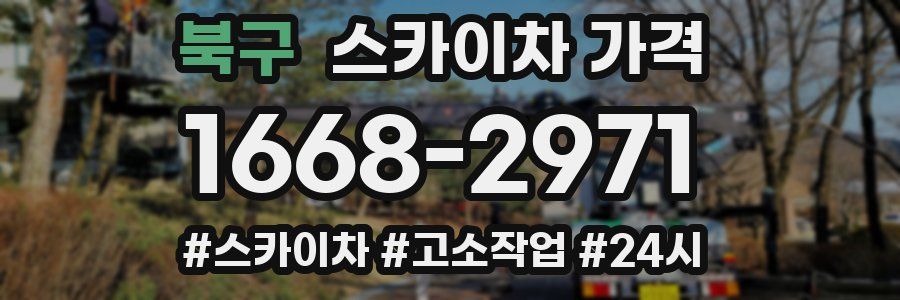 북구 스카이차 가격