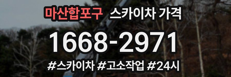 마산합포구 스카이차 가격